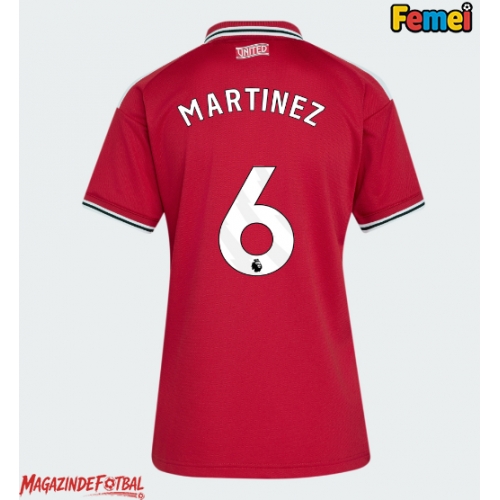 Manchester United Lisandro Martinez #6 Tricou Fotbal Replică 2026-27 Femei Acasa Manchester United Lisandro Martinez #6 Tricou Fotbal Replică 2026-27 Femei Acasa